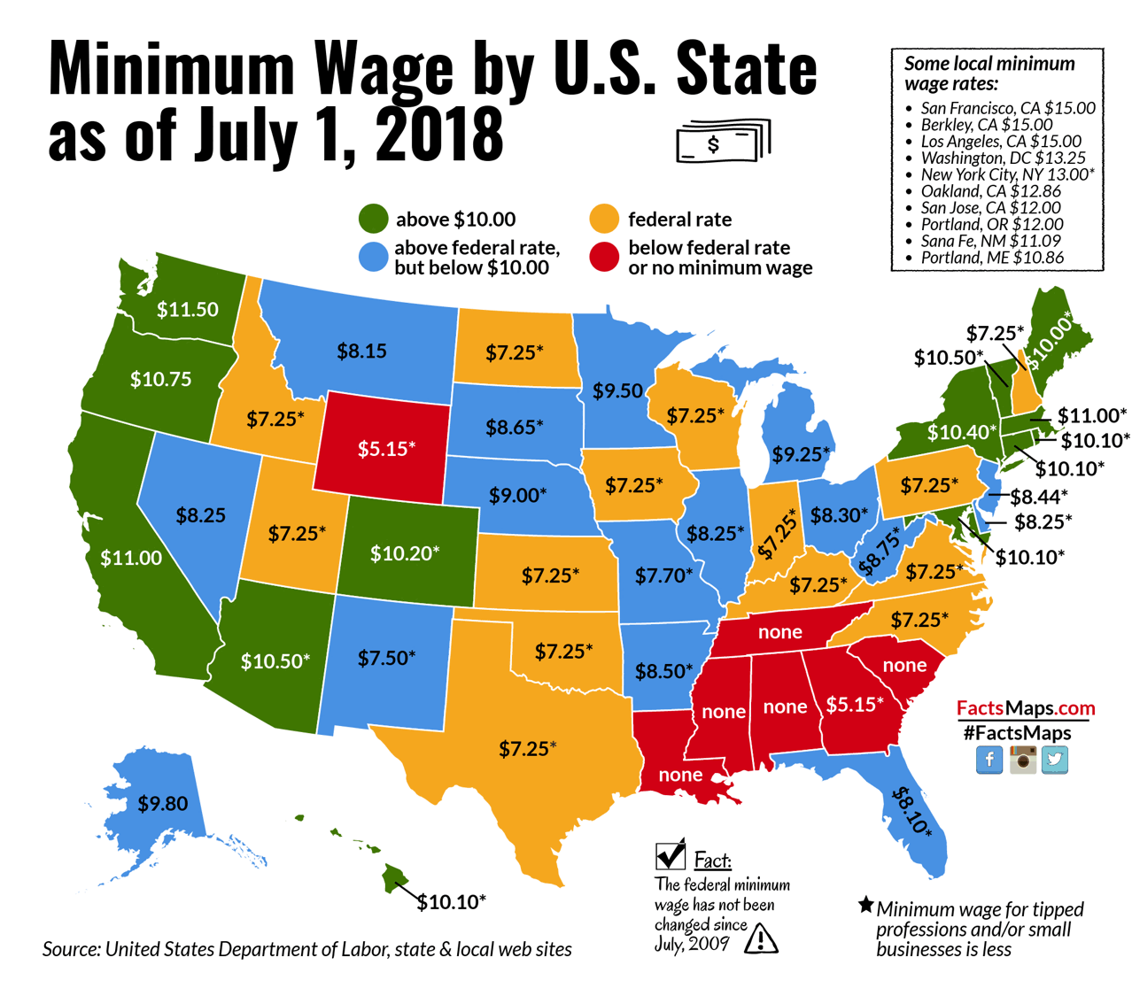 Figure 12. Source: http://factsmaps.com/minimum-wage-us-states-july-2018/